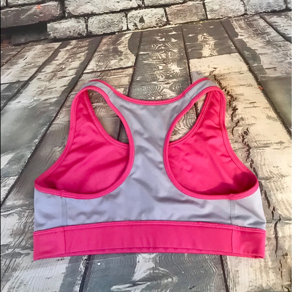 Pink Nike Dri Fit Sports Athletic Racerback Bra - Picture 5 of 6